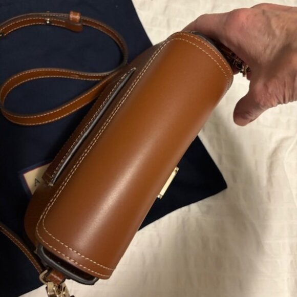 As New, Aspinal of London Portobello Crossbody Bag, Tan - Picture 8 of 11